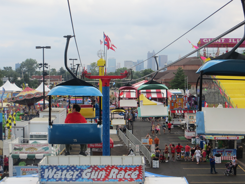 A view of the Ohio State Fair. 