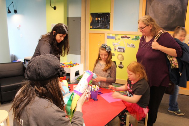 Community Volunteers at the Science Play-Space Iniative (photos taken pre-pandemic)